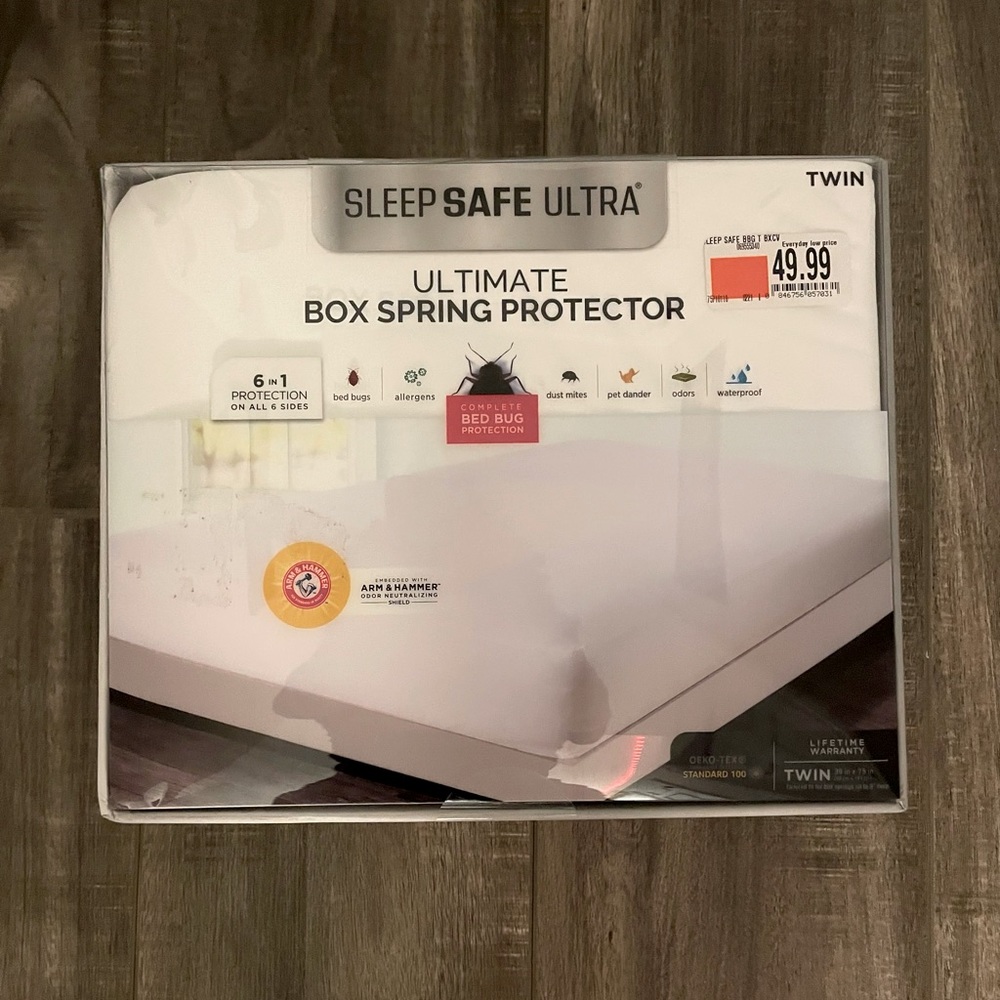 Sleep Safe® Twin Box Spring Protector